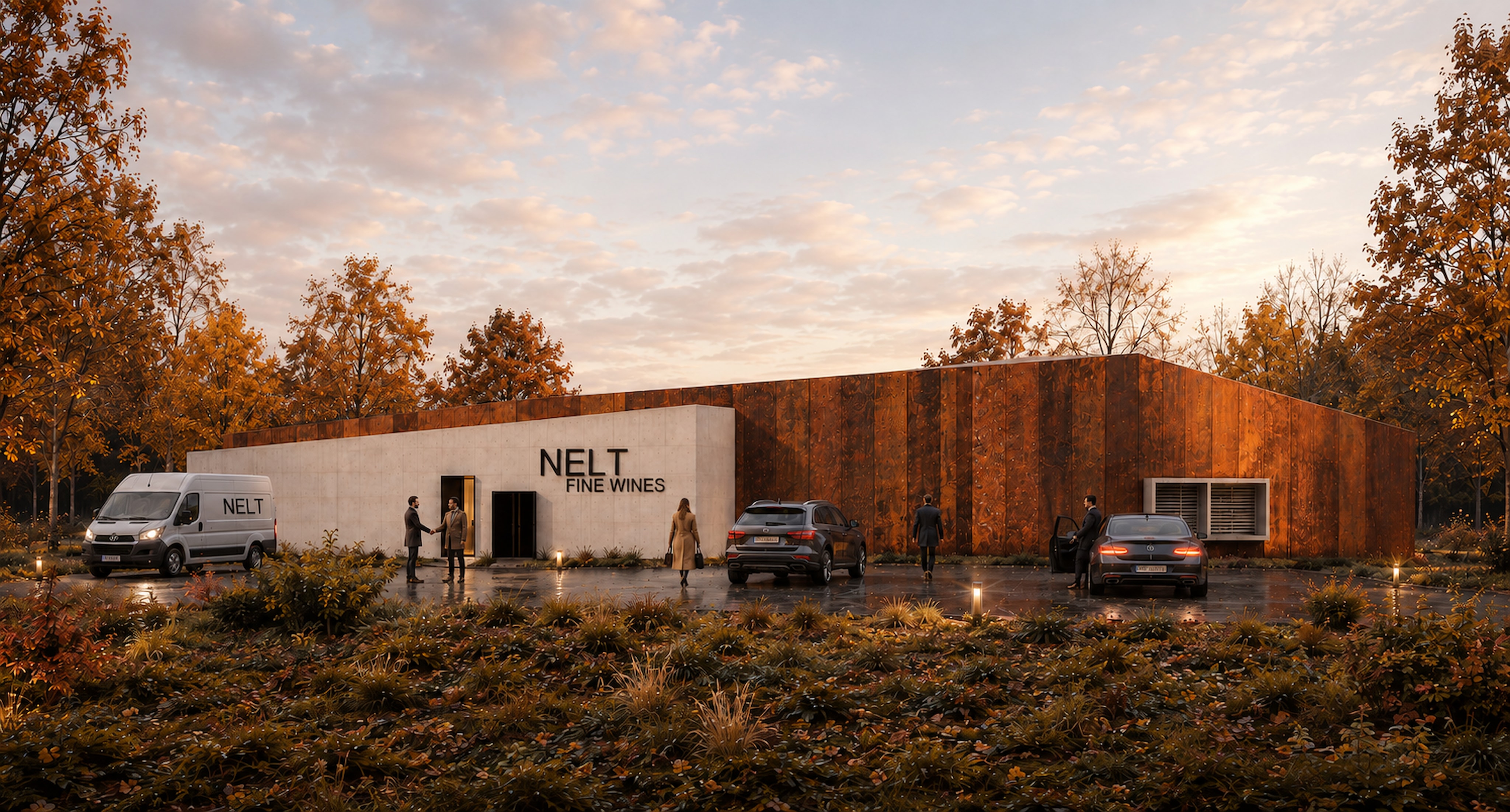 Frontalni prikaz vinarije NELT Fine Wines